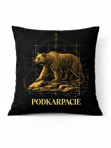 bieszczady podkaracie niedźwiedź poduszka.png