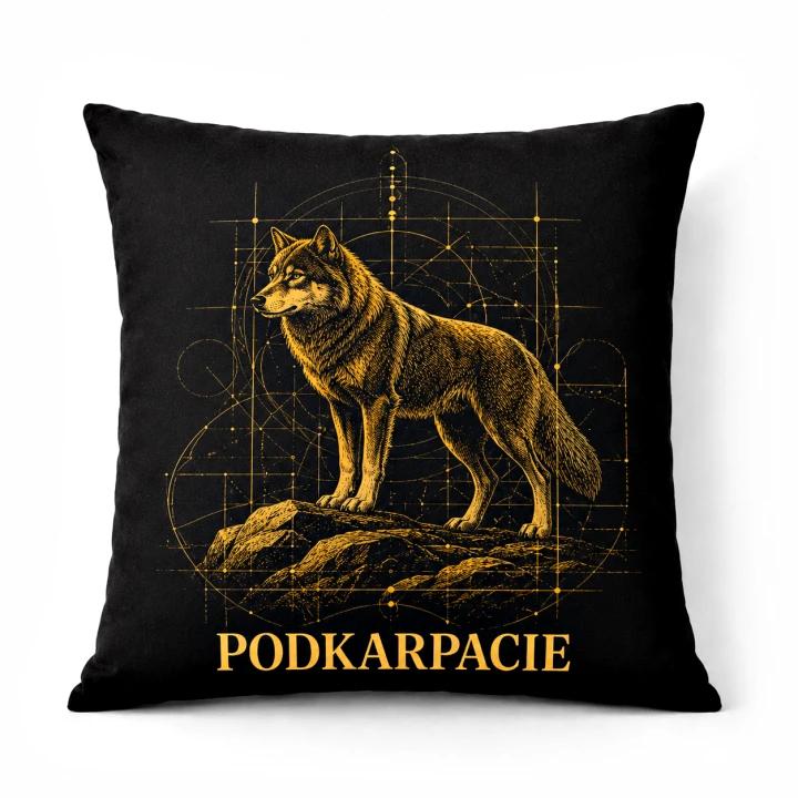 bieszczady podkaracie wilk poduszka.png