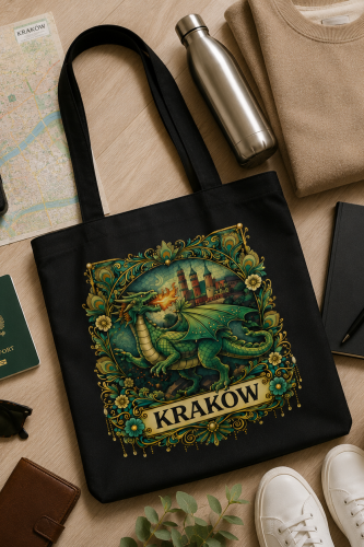 torba kraków smok wawelski flatlay.png