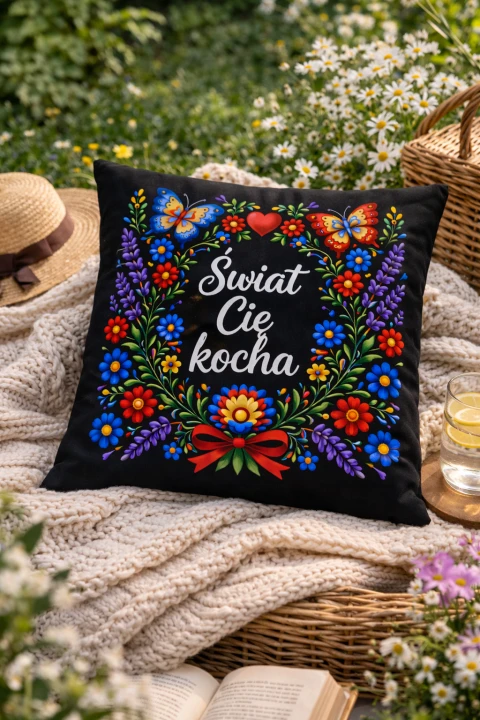 poszewka czarna  świat cię kocha01.png
