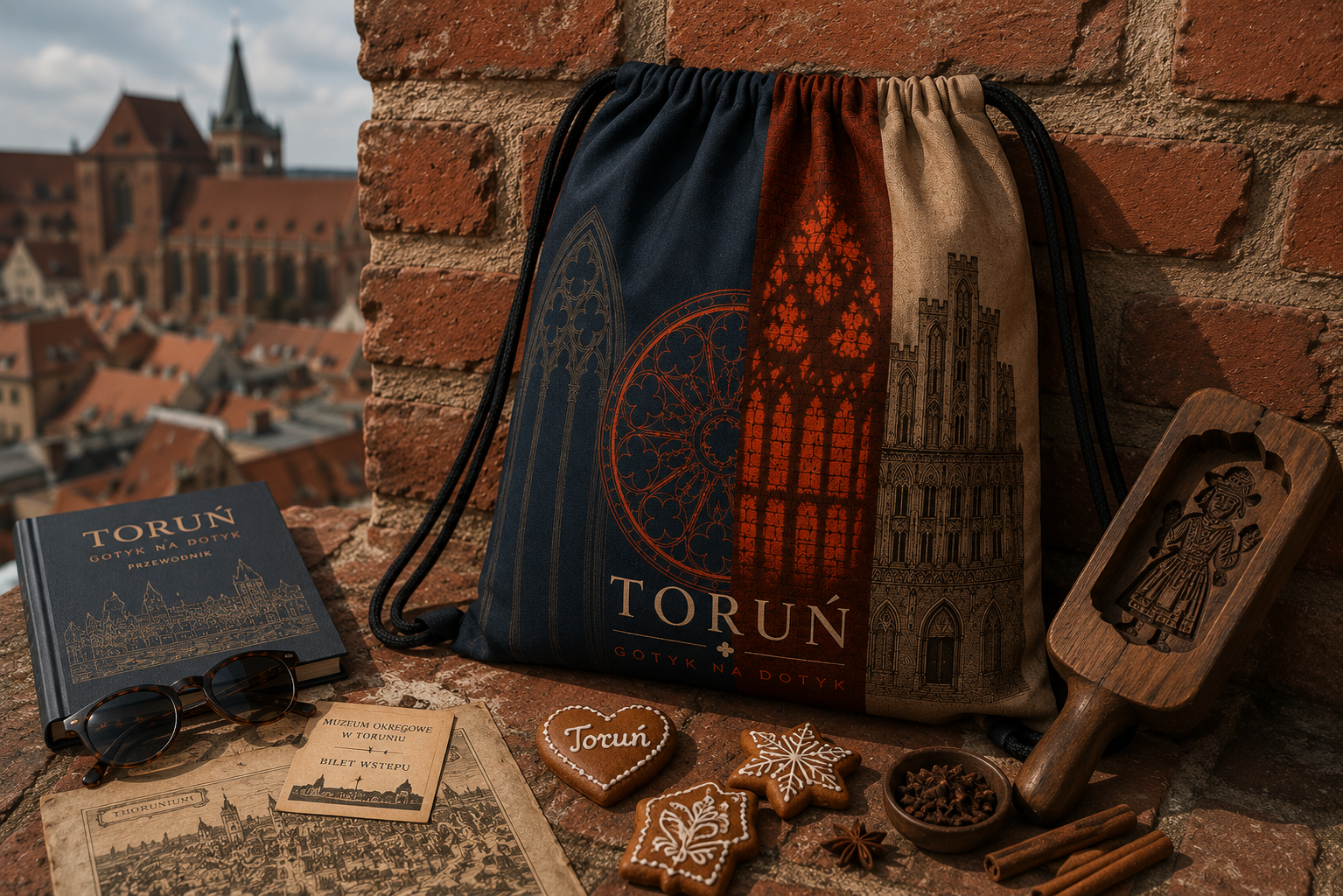 Co przywieźć z Torunia Workoplecak Toruń Gotyk na dotyk