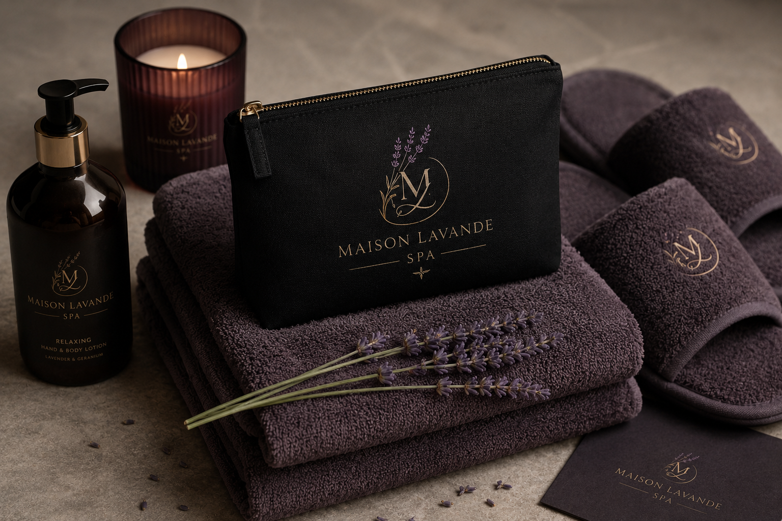 Kosmetyczka z logo dla hotelu SPA