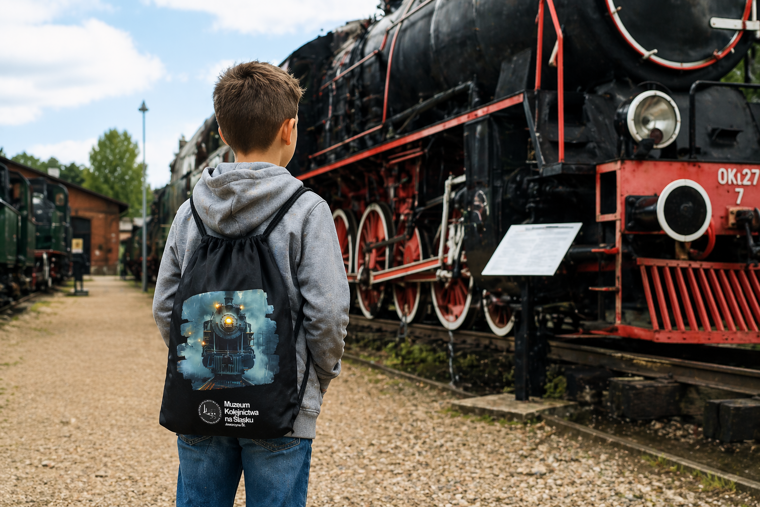 Workoplecak szkolny - pamiątka dla muzeum kolejnictwa