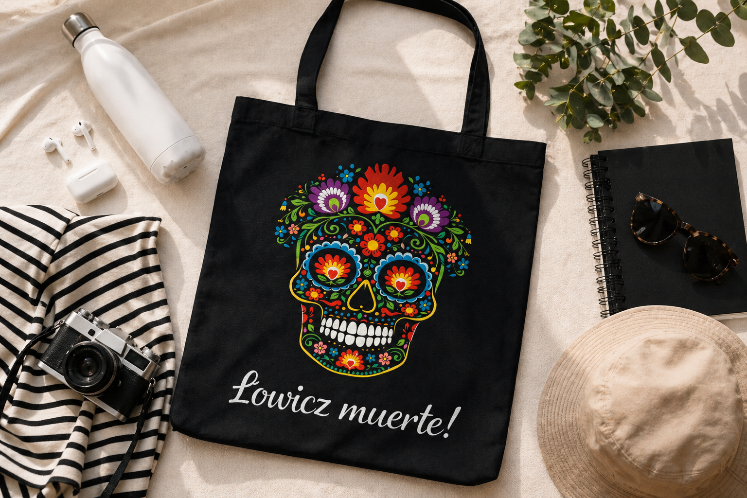 Torba łŁowicz muerta czyli nowoczesna interpretacja wzoru łowickiego