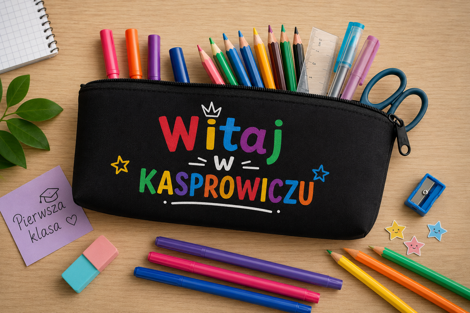Piórnik - praktyczny upominek na pasowanie na pierwszoklasistę
