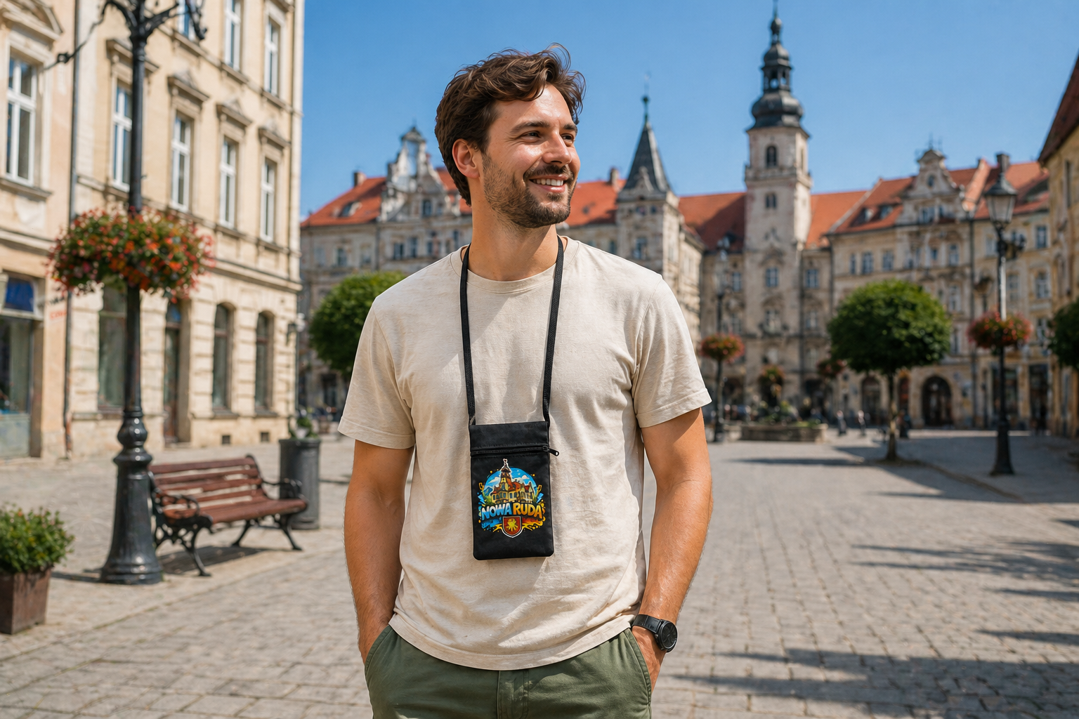 Saszetka reklamowa na szyję Nowa Ruda