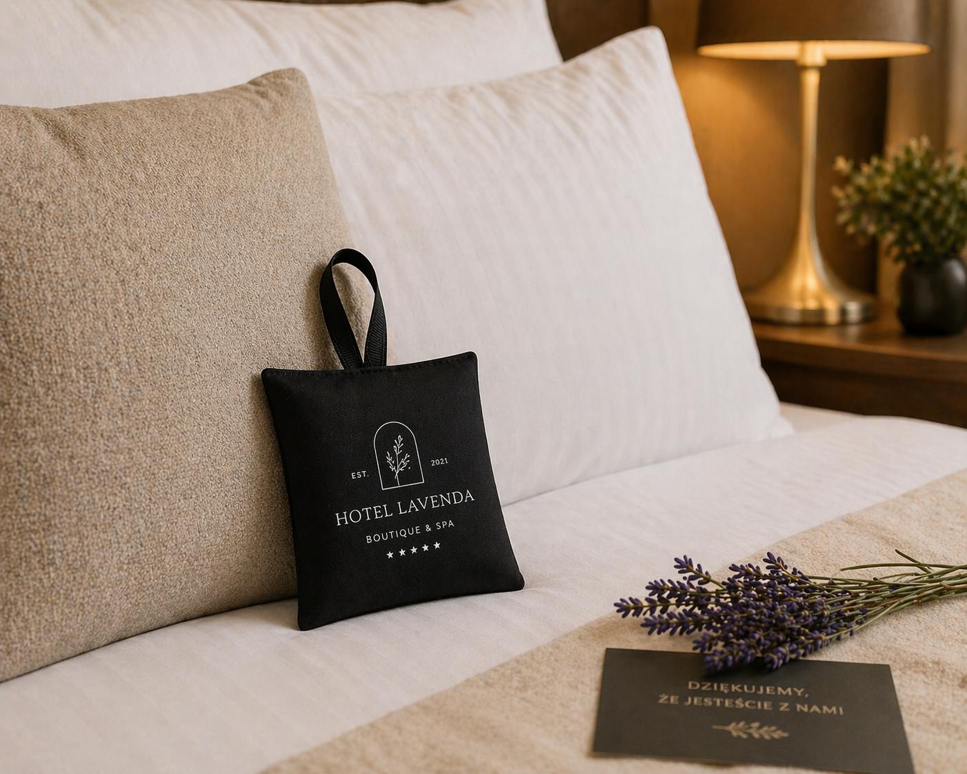 Saszetka lawendowa dla hotelu