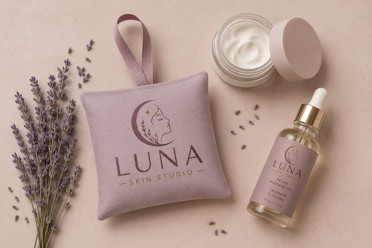 Saszetka lawendowa - gadżet reklamowy premium dla salonu beauty