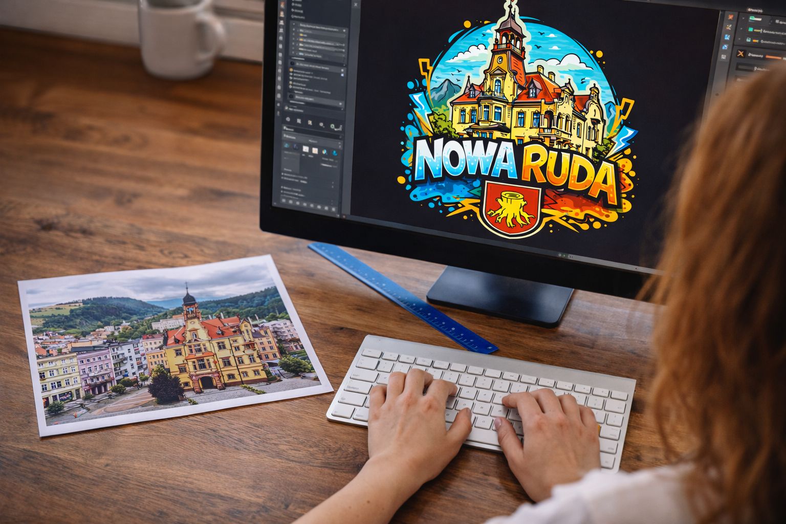 projektowanie grafiki dla klienta firmy Miejskie Kolekcje